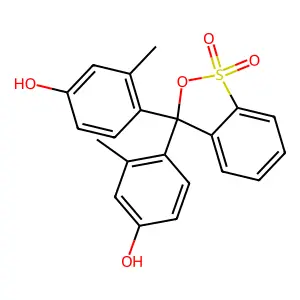 间甲酚紫 structure