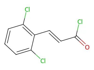 3-(2,6-二氯苯基)丙-2-烯酰氯 structure