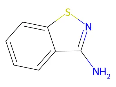 1,2-苯并异噻唑-3-胺 structure
