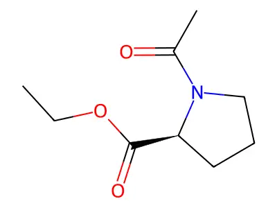 (S)-Ethyl 1-acetylpyrrolidine-2-carboxylate structure