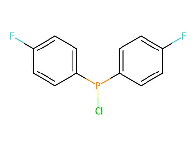 Bis(4-fluorophenyl)chlorophosphine structure
