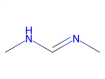 Methanimidamide, N,N'-dimethyl- structure