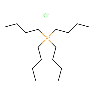 四丁基氯化鏻 structure