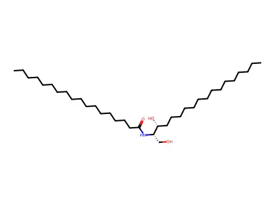 2-Octadecanoylaminooctadecane-1,3-diol structure