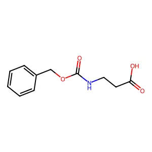 N-Benzyloxycarbonyl-beta-alanine structure
