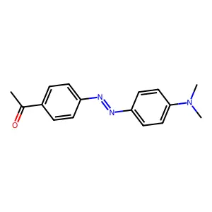 1-(4-{(E)-[4-(Dimethylamino)phenyl]diazenyl}phenyl)ethan-1-one structure
