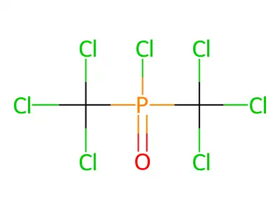 Phosphinic chloride, bis[trichloromethyl]- structure