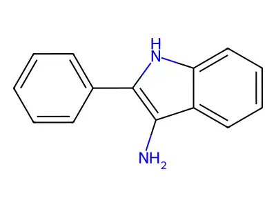 2-phenyl-1H-indol-3-amine structure