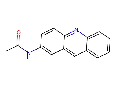 N-2-吖啶基乙酰胺 structure