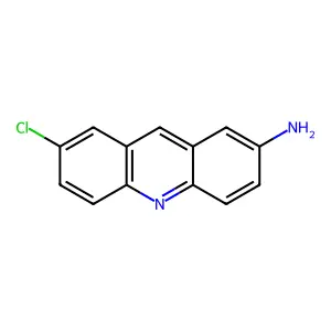 Acridine, 2-amino-7-chloro- structure