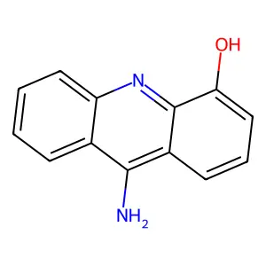 4-Acridinol, 9-amino- structure