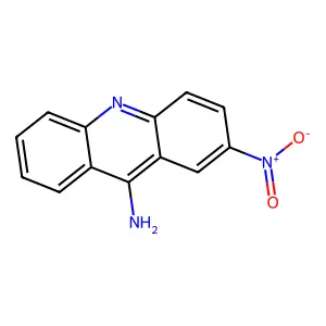 9-Amino-2-nitroacridine structure