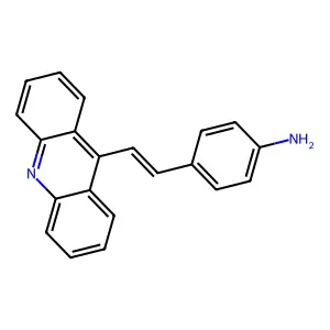 9-(4-Aminostyryl)acridine structure