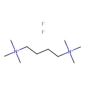 四亚甲基双(三甲基碘化铵) structure