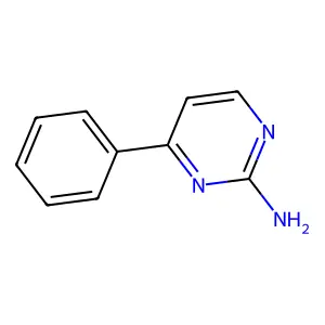 2-Amino-4-phenylpyrimidine structure