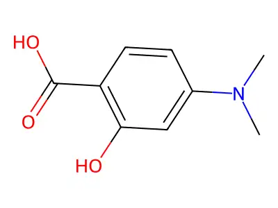 4-(二甲氨基)水杨酸 structure