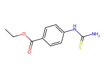 1-(4-Ethoxycarbonylphenyl)-2-thiourea structure