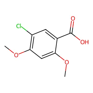 5-氯-2,4-二甲氧基苯甲酸 structure