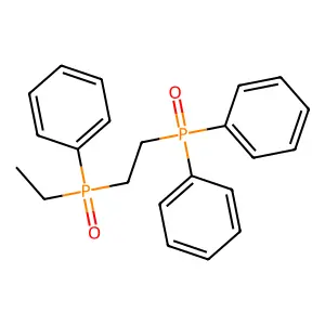 [2-Diphenylphosphorylethyl(ethyl)phosphoryl]benzene structure