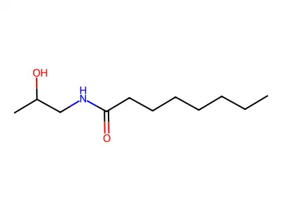 Caprylic monoisopropanolamide structure