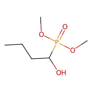 Dimethyl 1-hydroxybutylphosphonate structure