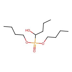 Dibutyl (1-hydroxybutyl)phosphonate structure