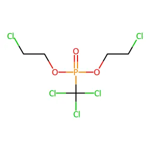 Bis(2-chloroethyl)(trichloromethyl)phosphonate structure