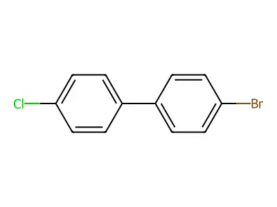 4-Bromo-4'-chloro-1,1'-biphenyl structure