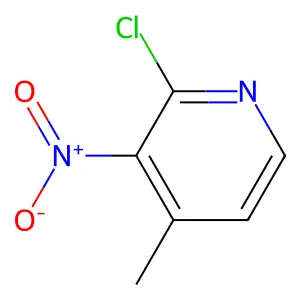 2-Chloro-4-methyl-3-nitropyridine structure