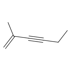 1-Hexen-3-yne, 2-methyl- structure