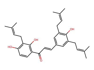 Sophoradin structure