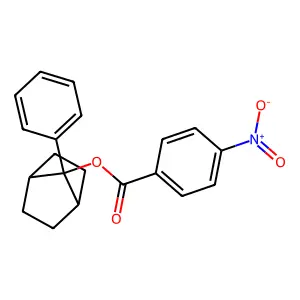 (7-Phenyl-7-bicyclo[2.2.1]heptanyl) 4-nitrobenzoate structure