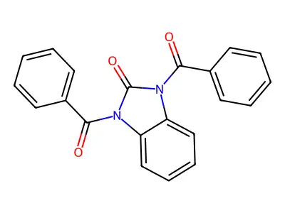 1,3-Dibenzoyl-2,3-dihydro-1H-1,3-benzodiazol-2-one structure