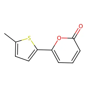 6-(5-Methylthiophen-2-yl)pyran-2-one structure