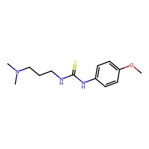 1-[3-(Dimethylamino)propyl]-3-(4-methoxyphenyl)thiourea structure
