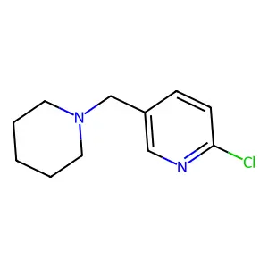 2-Chloro-5-(piperidin-1-ylmethyl)pyridine structure