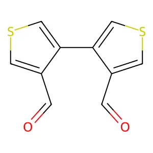 [3,3'-联噻吩]-4,4'-二甲醛 structure