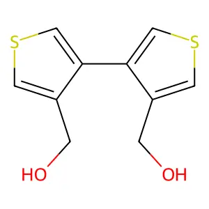 [3,3'-Bithiophene]-4,4'-dimethanol structure