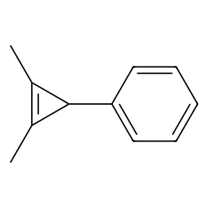 Cyclopropene, 1,2-dimethyl-3-phenyl- structure