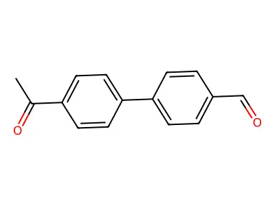 4'-Acetyl-biphenyl-4-carbaldehyde structure