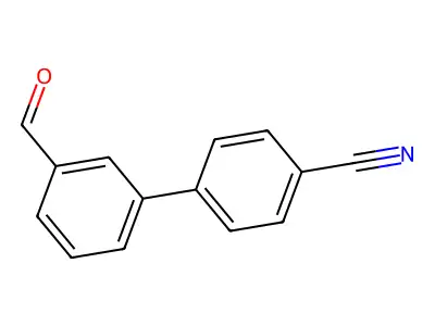 3'-Formylbiphenyl-4-carbonitrile structure