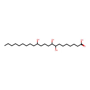 8,9,13-Trihydroxydocosanoic acid structure