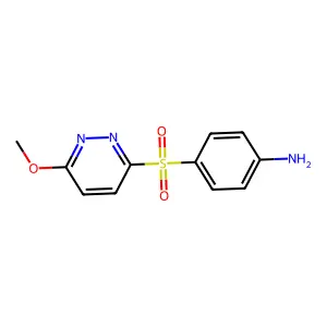 Pyridazine, 6-methoxy-3-sulfanilyl- structure