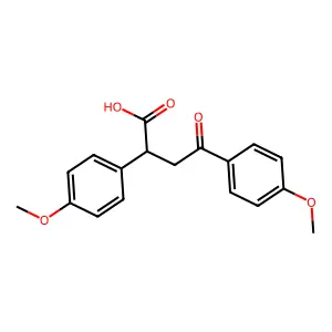 2,4-双(4-甲氧基苯基)-4-氧代丁酸 structure
