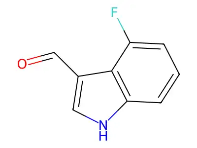 6-氟吲哚-3-甲醛 structure