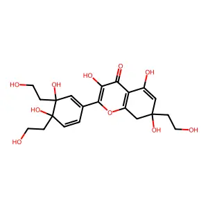 3',4',7-Tri(hydroxyethyl)quercetin structure