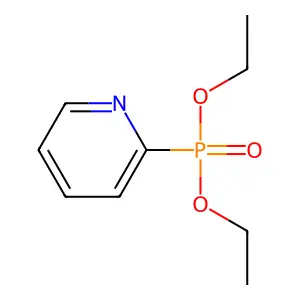 Diethyl 2-pyridylphosphonate structure