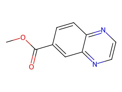 Methyl 6-quinoxalinecarboxylate structure
