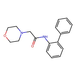 N-联苯-2-基-2-吗啉-4-基-乙酰胺 structure