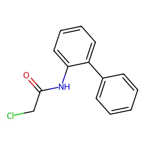 N-Biphenyl-2-yl-2-chloro-acetamide structure